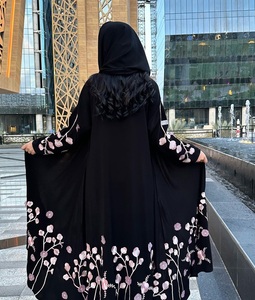 Abayas de Moda Modesta Hechas a Mano para Adultos, Diseños Únicos de Diseñador, Material de Seda, Ropa Tradicional Musulmana, Accesorios, Manga Larga - Product Image 4