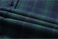 Chemise à capuche décontractée pour homme, col montant, en flanelle épaisse 100 % coton, teinte en fil, couleur unie, conception personnalisée, ODM