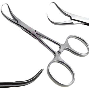 Pinzas Quirúrgicas Reutilizables QNQ de 3.5 Pulgadas, Instrumentos Quirúrgicos de Acero Inoxidable, Juego de Cirugía Plástica Manual para Hospitales y UCI - Product Image 4