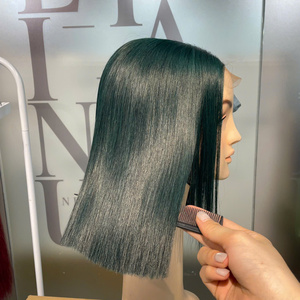 Peluca de Cabello Virgen Verde Natural Teñido, Extensiones de Cabello Humano Vietnamita Liso Extremo de Alta Calidad a Precio Mayorista - Product Image 1