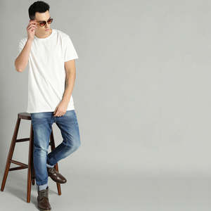 Camisetas de algodón/poliéster con logotipo personalizado, camisetas de alta calidad cómodas para uso en exteriores, camisetas para hombres en stock nuevo - Product Image 5