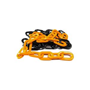 Chaînes de barrière en plastique PP 6 mm rouge/blanc 10 m barrière de sécurité de contrôle des foules de trafic chaîne d'avertissement phosphorescente 127 - Product Image 3