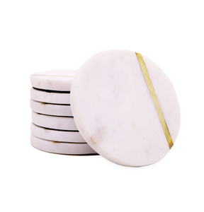 New Design Kitchen <b>Use</b> Marble Coaster Mordent Design <b>Christmas</b> <b>Gift</b> <b>Use</b> From Indian Exporter at Bulk Price - Product Image 2