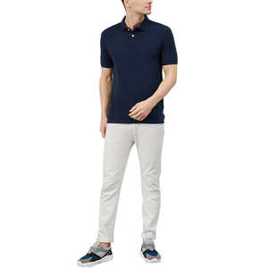 Polo personnalisé respirant 100% coton unisexe, broderie de haute qualité, t-shirt uni en tissu éponge, polos - Product Image 6