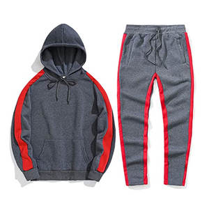 Costumes de jogging 100% coton de taille personnalisée de Hugh Manufacturing pour hommes ensemble de survêtement pull surdimensionné de haute qualité grande taille - Product Image 3