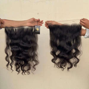 Cheveux humains bouclés bruts indiens de qualité supérieure 11A du Cambodge, prix d'usine, et fermetures frontales en dentelle HD 4x4 6x6 - Product Image 1