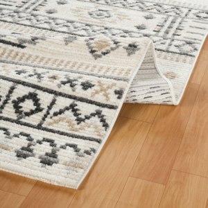 Alfombra Turca Hecha a Máquina, Suave y de Alta Calidad, Tamaño Grande, 100% Polipropileno, Forma Octogonal, Acolchada, Reversible, Pelo Mediano - Product Image 3