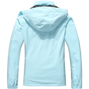 Veste d'extérieur à coquille souple d'hiver pour femmes chaud imperméable respirant léger Durable aventure manteau à capuche coupe-vent solide - Product Image 2