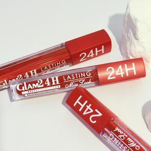 Brillo Labial Miss Look de Larga Duración 24H, 6 Colores Mate, Resistente al Agua, Antiadherente, Lápiz Labial Líquido de Larga Duración, Maquillaje Cosmético con 24 Horas de Duración - Product Image 6