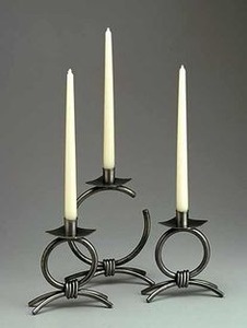 Elegante portavelas de Metal, centro de mesa decorativo para el hogar, boda, fiesta, candelabros Vintage modernos - Product Image 4