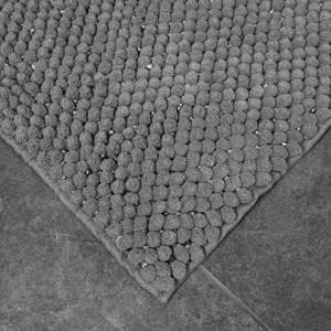 Tapis de salle de bain en microfibre peluche grise ananas, antidérapant, lavable, 50x50 cm - Product Image 6