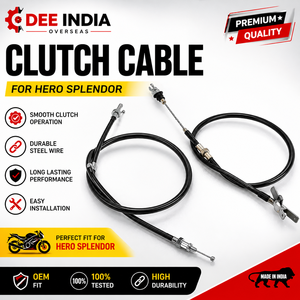 Câble d'embrayage de moto pour Hero Splendor |   Fil de commande d'embrayage à fonctionnement fluide |   Qualité durable - Product Image 3