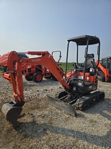 Mini-excavatrice U17 2023 avec moteur Cummins efficace, 12 tonnes, godet de 0,4 m, compacte, puissante, avec roulement à engrenages et moteur principal, d'occasion - Product Image 2