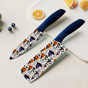Livraison gratuite, lame en céramique, manche en plastique, imprimé floral, compatible lave-vaisselle, pour usage domestique, vente en gros, usine, vente chaude - Product Image 5