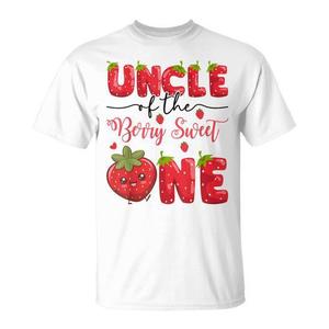 Maglietta per il Primo Compleanno del Nonno di Sweet One con Fragola, Ideale per Promozioni - Product Image 1