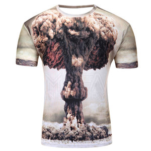 Wholesale <b>Men</b> Sublimation <b>Shirts</b> Full Color Custom Printed Polyester T-<b>Shirts</b> For Fitness And Fashion - Product Image 1
