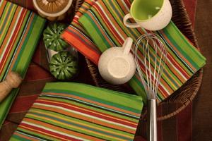 100% Cotton Kitchen <b>Towels</b> Quick-Dry Woven Linen Pack of 12 for Home Hotels Restaurants for Salsa and Golf - Product Image 3