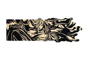 Tapis créatifs, fusion de noir et de beige, moderne, fait main, en laine, écologique, adapté aux animaux domestiques, antidérapant, poils moyens, tapis de salon, chambre à coucher - Product Image 5