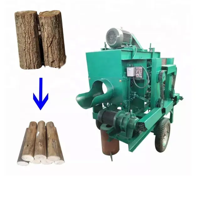 La corteccia di albero di legno scorteccia la scortecciatura del ceppo rimuove la macchina della corteccia automatica