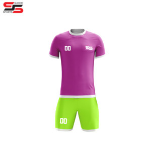 ชุดฟุตบอลเสื้อฟุตบอลเสื้อสีเหลืองและสีเขียวสำหรับผู้ชายชุดเสื้อฟุตบอลแบบซับลิเมชันออกแบบได้ตามต้องการ - Product Image 3