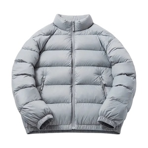 Chaqueta Acolchada para Hombre, Negra, Talla Grande, Hombros Caídos, Transpirable, Otoñal, Ecológica, Resistente al Viento, con Forro de Piel de Oveja, 2026 - Product Image 1