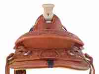 Selle Western Premium Big Horn, arbre en fibre de verre, cuir de buffle, travail artisanal, garde-boue pré-tourné, 16 pouces, personnalisable, rembourrage doux