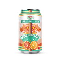 Mix Fruitsoda Koolzuurhoudende Drank 330Ml Blikje Mousserende Sapdranken Private Label Oem/Odm Drank Groothandelsleverancier
