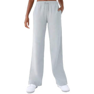 Pantalones Deportivos Térmicos de Cintura Media para Mujer, Cintura Elástica, Ajuste Holgado, Pierna Ancha, Algodón Ecológico, Resistentes al Viento, Transpirables, Ropa Casual de Calle - Product Image 6