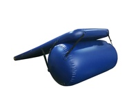 Gymall Aufblasbare PVC-Sprungbrett-Rampe Sichere Freestyle-Sprung-Stunt-Wasserplattform für Wasserskifahren und Fitnessstudio-Nutzung