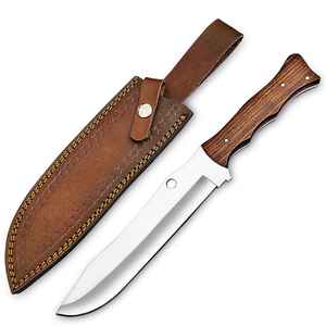 Venta al por mayor personalizado calidad superior OEM ODM servicio Damasco acero caza supervivencia al aire libre Bowie cuchillo multifuncional - Product Image 6