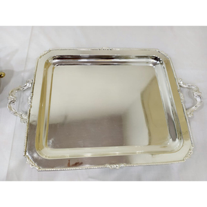 Custom Shape Large Size Food Server Prime Quality Food Serving Tray <b>Dessert</b> Tray for Home Hotel Restaurant Suppliers - Product Image 2