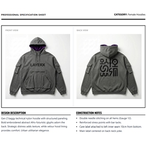 Sudadera con capucha para mujer 2026, de peso pesado, forrada, transpirable, de algodón polar de 500 g/m², con bordado, efecto desgastado, tipo jersey, con insignia, estilo streetwear, fabricante - Product Image 6