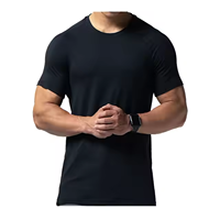 Atmungsaktive Mikrofaser Herren T-Shirts Freizeitkleidung Bequeme Passform Stilvolles Design Schnelltrocknend Skyfa Sport Kurzarm Muster