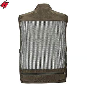 เสื้อกั๊กตกปลามีกระเป๋าเสื้อกั๊กสำหรับช่างภาพทำงานปรับแต่งโลโก้ได้ตามต้องการ - Product Image 2