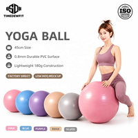 Umweltfreundlicher Anti-Burst Rutschfester Glatter Balanceball für Schwangere Geburt Yoga Pilates Übungen mit Pumpe für Zuhause 17-33 Zoll