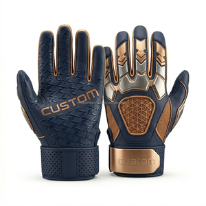 Gants de football américain pour jeunes, design personnalisé en usine, adhérence collante, respirants, en spandex, équipement sportif - Product Image 3