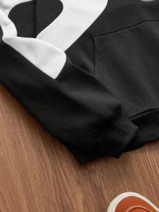 เสื้อสเวตเตอร์แขนยาวมีฮู้ดผ้าคอตตอนเนื้อนุ่มแขนยาวใส่สบายเสื้อผ้าแฟชั่นมีสไตล์สำหรับใส่ในเลานจ์หรือยิมสำหรับผู้หญิง - Product Image 5