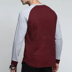 ล่าสุดแฟชั่นการออกแบบถนนสวมแขนยาวเสื้อยืดที่กำหนดเองพิมพ์โลโก้ผู้ชายแขนยาวเสื้อยืด - Product Image 3