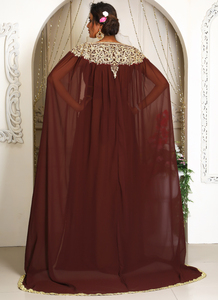 Kaftan islámico marroquí moderno para mujer Vestido de playa largo hasta el suelo con suministro ODM de manga larga transpirable - Product Image 3