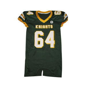 Camiseta de fútbol americano con diseño personalizado, impresión sublimada personalizada, fabricante de uniformes de fútbol en Pakistán - Product Image 1