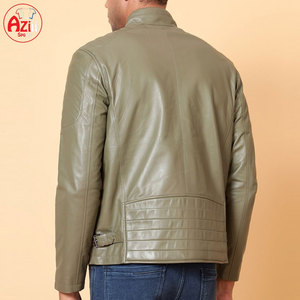 Veste en cuir High Street pour hommes col montant avant écologique, coupe-vent, respirant, hiver, haute qualité Offres Spéciales meilleur design - Product Image 3