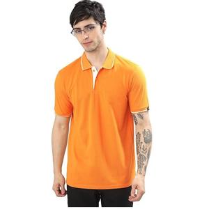 Camiseta de cuello de la mejor calidad para hombres adecuada para la comodidad diaria con Ajuste simple y sensación de moda disponible al mejor precio - Product Image 2