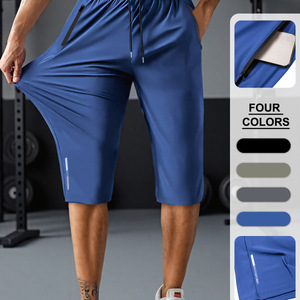 Pantalones cortos atléticos Tamaño DE LA UE 80% Poliéster 20% Spandex Logotipo personalizado Joggers Correr Gimnasio Ropa deportiva Hombres Pantalones cortos de entrenamiento DDP envío - Product Image 5