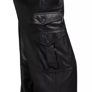 OEM Custom Women's <b>Leather</b> Trousers Stylish Comfortable for All Occasions High Quality Winter <b>Pants</b> - Product Image 5