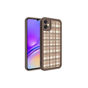 Coque de téléphone en silicone TPU de qualité supérieure JoieCreatif Classic Series pour Samsung Galaxy A05, brun foncé, protection de l'appareil photo, élégante et tendance - Product Image 5