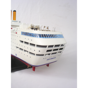 COSTA ROMANTICAA Modelo de madera hecho a mano Cruceros Técnica pintada para Decoración - Product Image 5