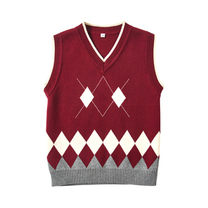 Wholesale Custom Made OEM Knit Woolen <b>Sweater</b> for Women Thick Long Sleeve Warm Knitted Argyle <b>Sweater</b> for Women Stylish <b>Sweater</b> - Product Image 5