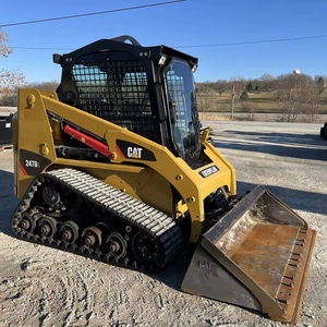 2015 CAT 247B3 Utilisé Skid Steer Loader 80% Classé 72 Godet Pistes Joystick Pilote Commandes Manuelles Mini Chargeur Bel État - Product Image 1