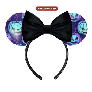 Diadema con diseño de orejas de ratón vibrante, accesorio para el cabello, hecha a medida, directamente de fábrica - Product Image 1