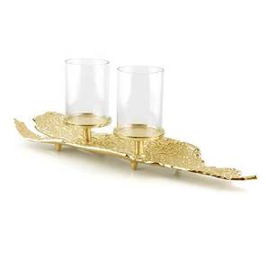 Portavelas de Acero Inoxidable Chapado en Oro, Ecológicos, Hechos a Mano, en Forma de Pilar, Juego de 10 Piezas, Decoración Moderna para el Hogar y Bodas, Personalizables - Product Image 4